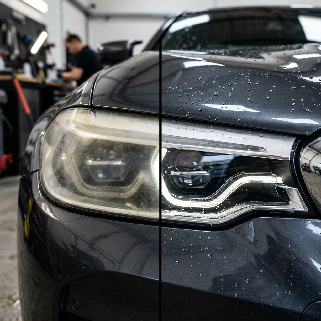 Headlight Restoration Service Detail